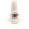 Men's Sterling Deckled Boiler Chip Ring