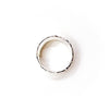 Men's Sterling Deckled Boiler Chip Ring