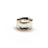 Men's Sterling Deckled Boiler Chip Ring