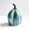 Medium Teal Speckle Pumpkin