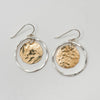 Disk in Orbit earrings