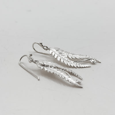 Double fern earrings