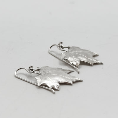 Smooth Maple Leaf Earrings