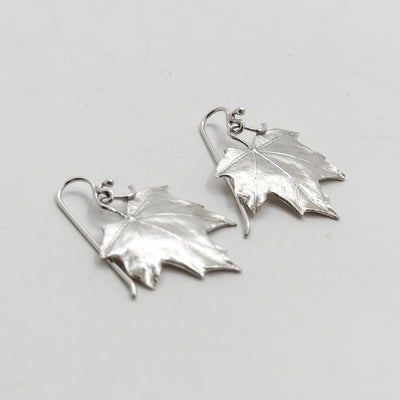 Smooth Maple Leaf Earrings