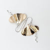 Ginkgo earrings with vine