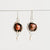 Raindrop Earrings with Chocolate pearls