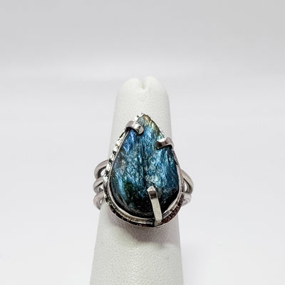 Natural Surface Labradorite Ring