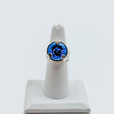 Significant Ring with Swiss Blue Topaz