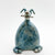 Blue Paper Dog Raku