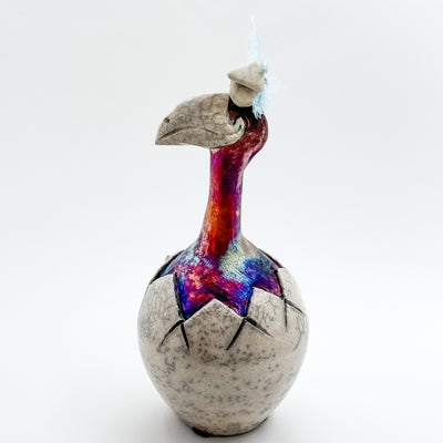 Do Do Bird Hatchling Raku