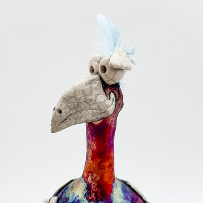 Do Do Bird Hatchling Raku