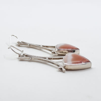 Carnelian A frame earrings