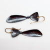 Bimetal Pebble earrings