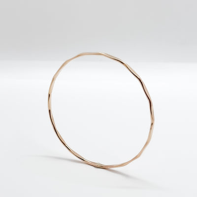 Faceted bangle