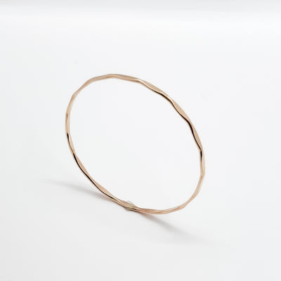 Faceted bangle