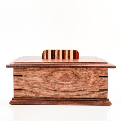 Decoration box with handmade handle