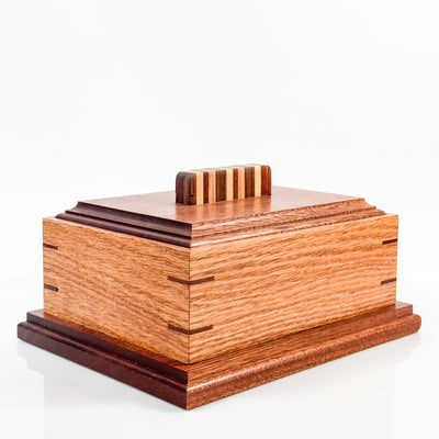 Decoration box with handmade handle