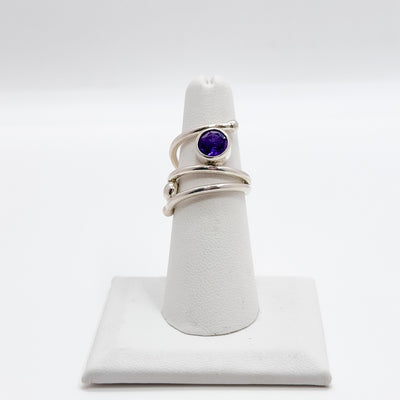 Bypass with amethyst ring