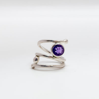 Bypass with amethyst ring