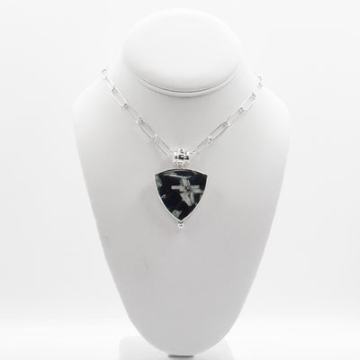 Chinese calligraphy pendant Necklace