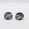 Blue Topaz PM Bowl Post Earrings