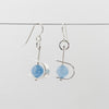 Aquamarine pac-girl earrings