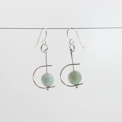 Peruvian opal pac-girl earrings