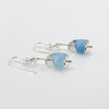 Aquamarine pac-girl earrings