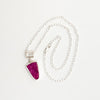 Druzy Cobalto Calcite Necklace