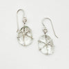 Green Amethyst Rose Cut earrings