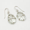 Green Amethyst Rose Cut earrings