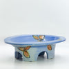 Blue Flower Dish on stand