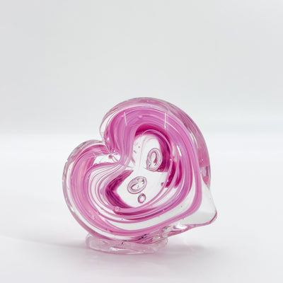 Light pink paperweight heart