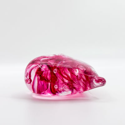 Ruby paperweight heart