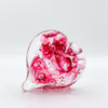 Ruby paperweight heart