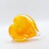 Yellow mix paperweight heart