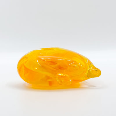 Yellow mix paperweight heart