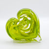 Light green paperweight heart