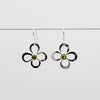 Daisy Drop earrings with Peridot