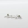 Daisy Drop earrings with Peridot