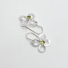 Daisy Drop earrings with Peridot