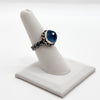 Apatite Quartz Doublet Duke Band Ring