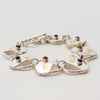 Lawa Square bracelet with stones