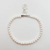 White Pearl Double Swirl necklace