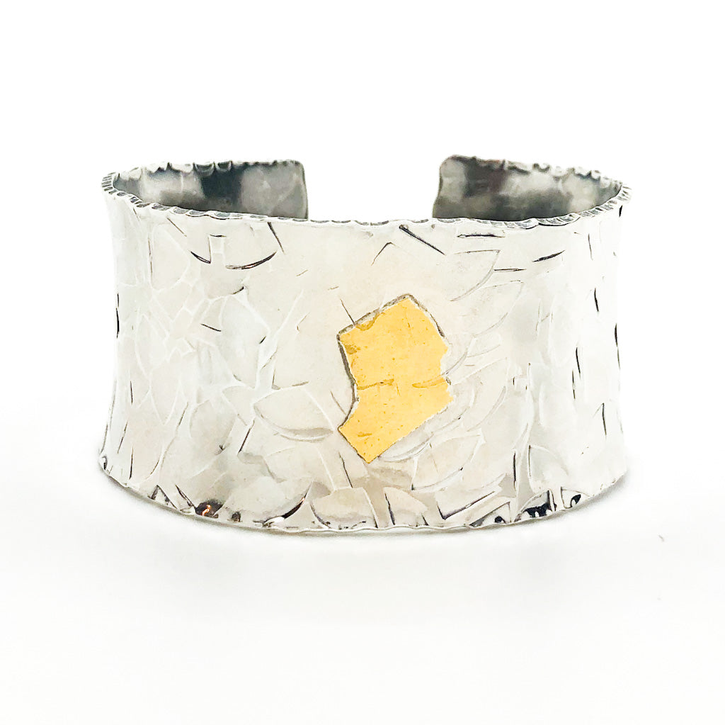 2024 Sterling Silver Anticlastic Cuff Bangle