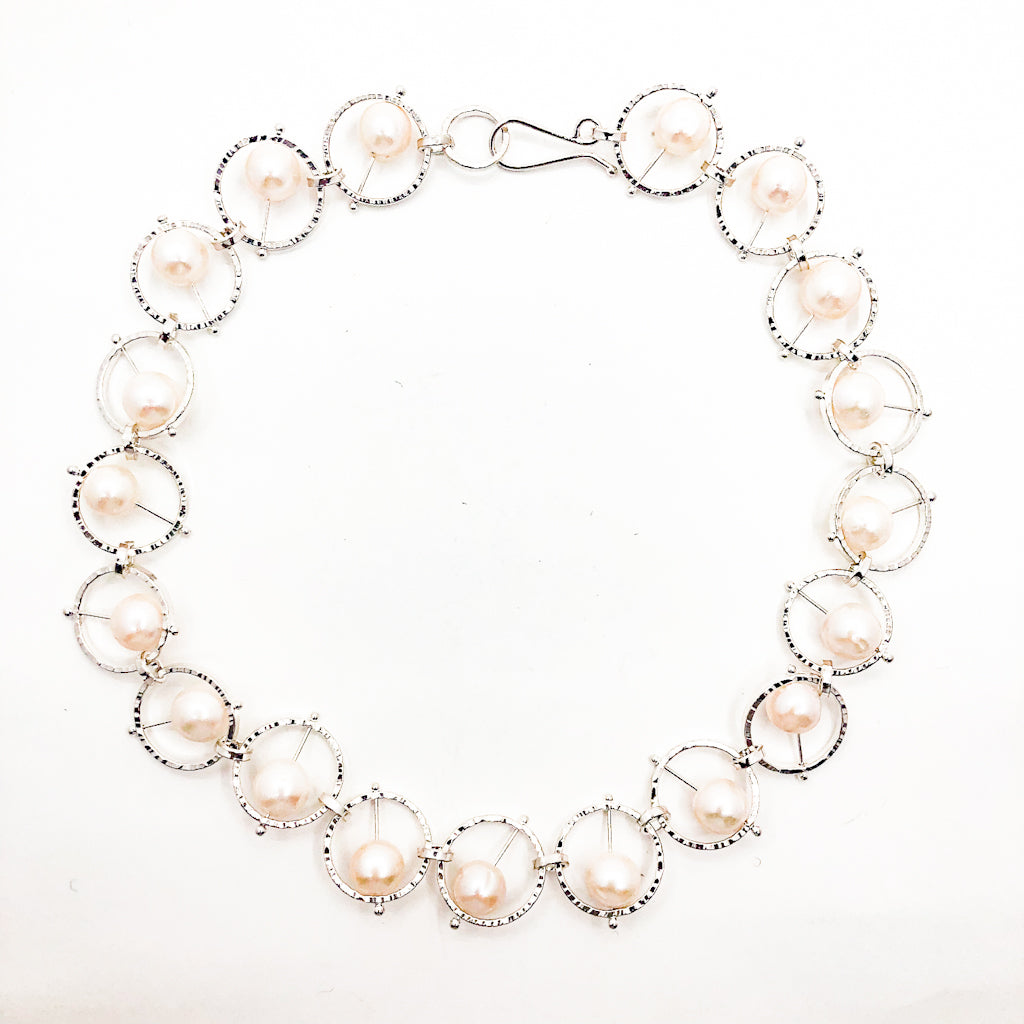 Sterling Not Naught Round Necklace - Raiford Gallery Inc