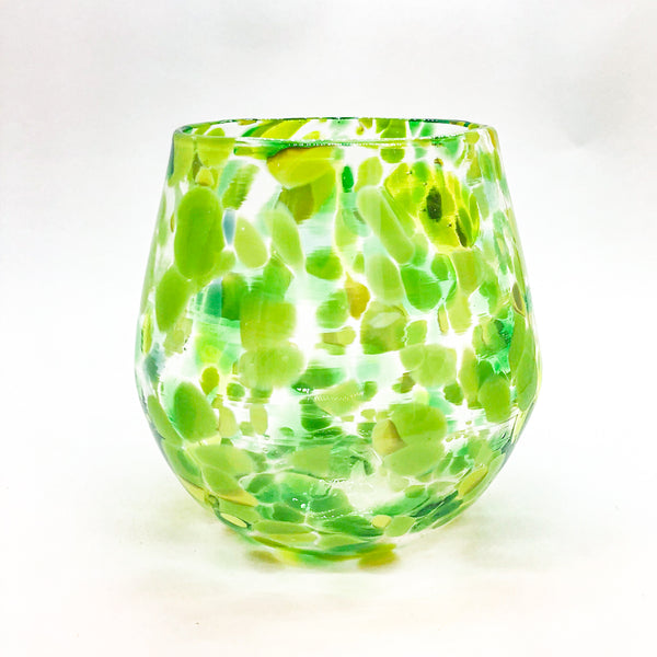 Finley Hand Blown Tumbler Glass Sage Green - Set of 6 - Atelier Maison & Co.